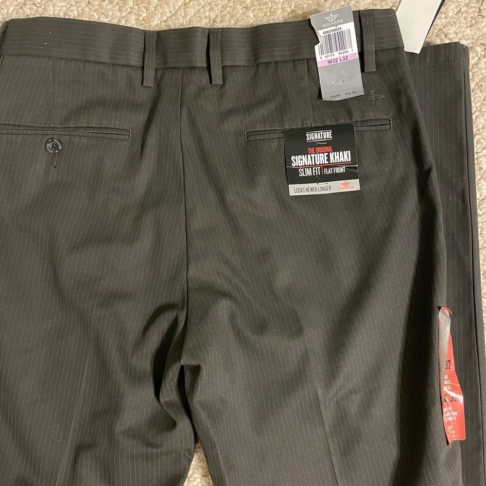 Dockers Signature Collection slim fit khakis